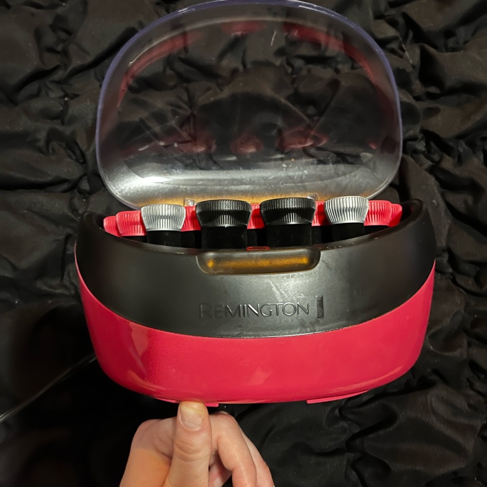Remington Black and Pink Hair Roller Set